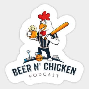 The Beer N' Chicken Podcast Sticker